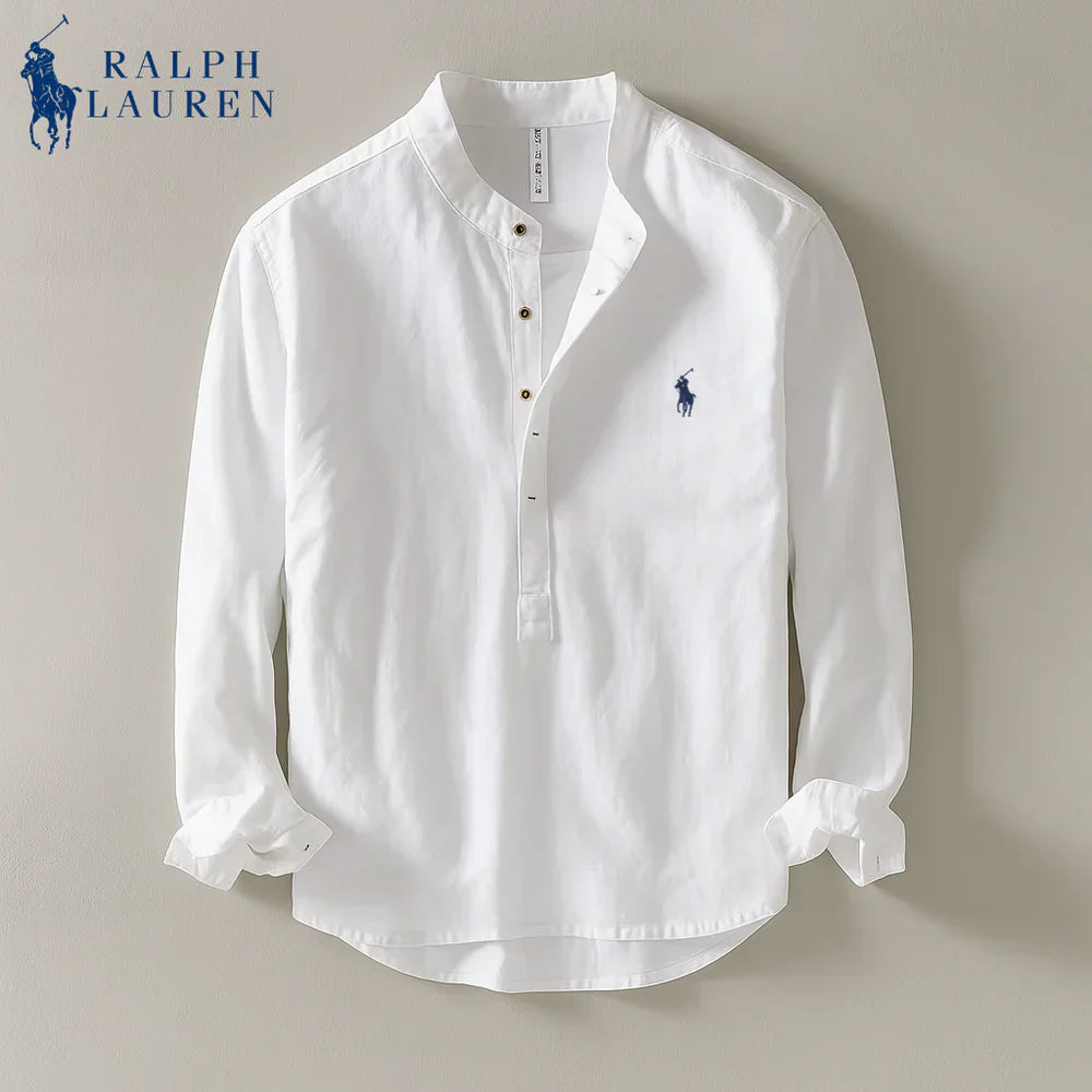 Linen Mandarin Shirt