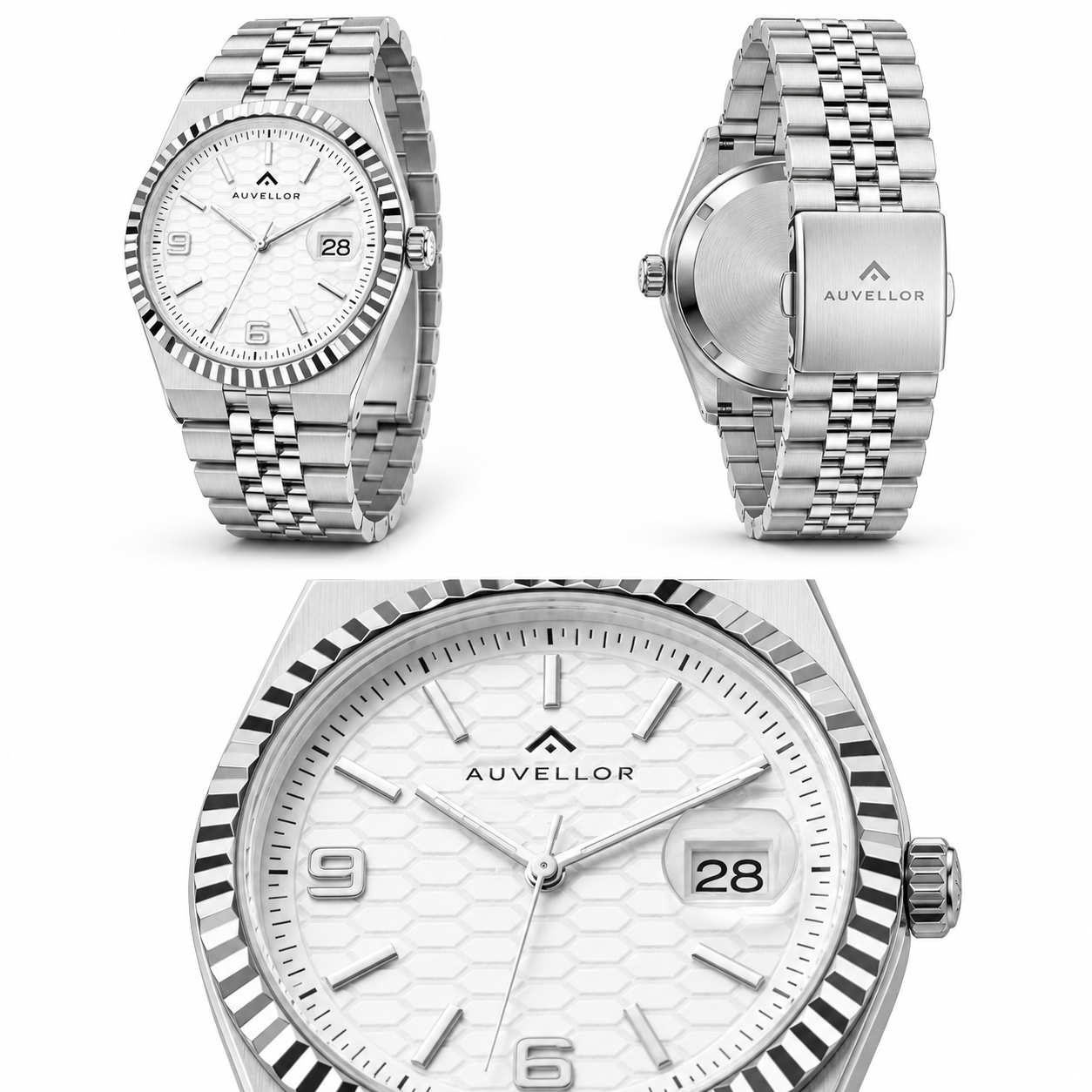 Orven Serevon – White Textured Dial