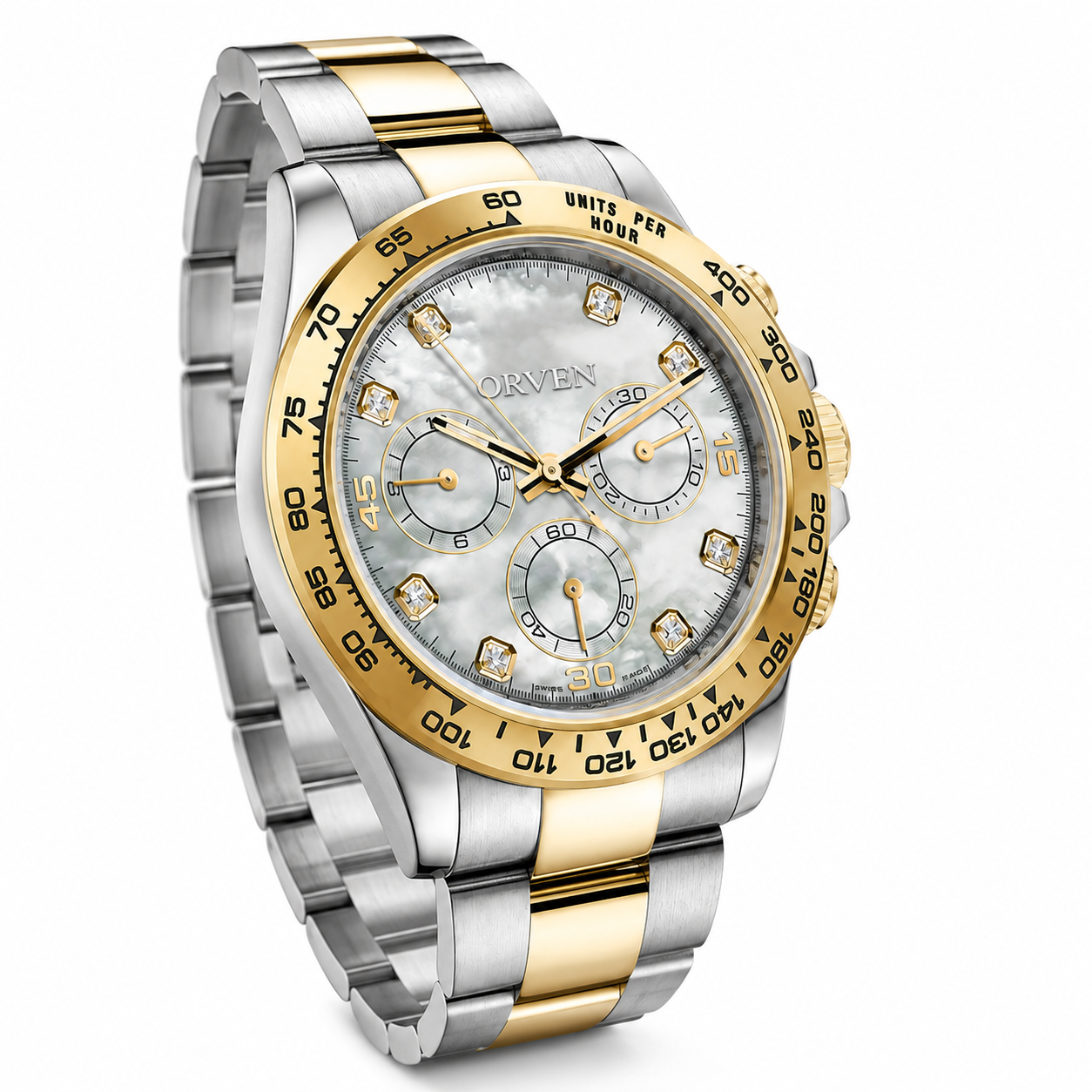 Orven Lustraven – Pearlescent White Dial