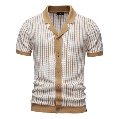 Monaco Textured Knit Polo