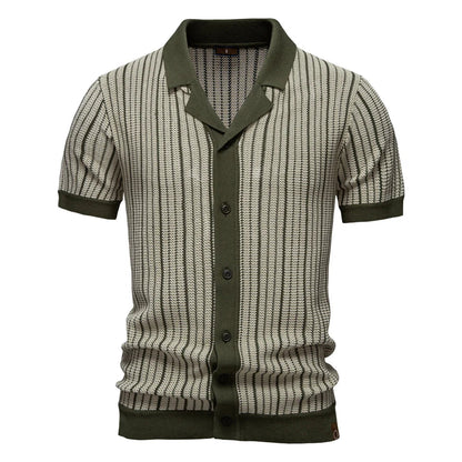 Monaco Textured Knit Polo