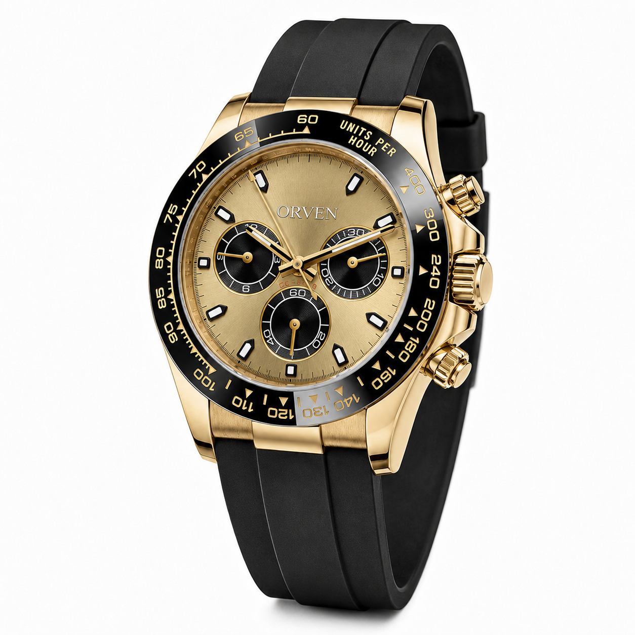 Orven Velcrion – Champagne Gold Dial